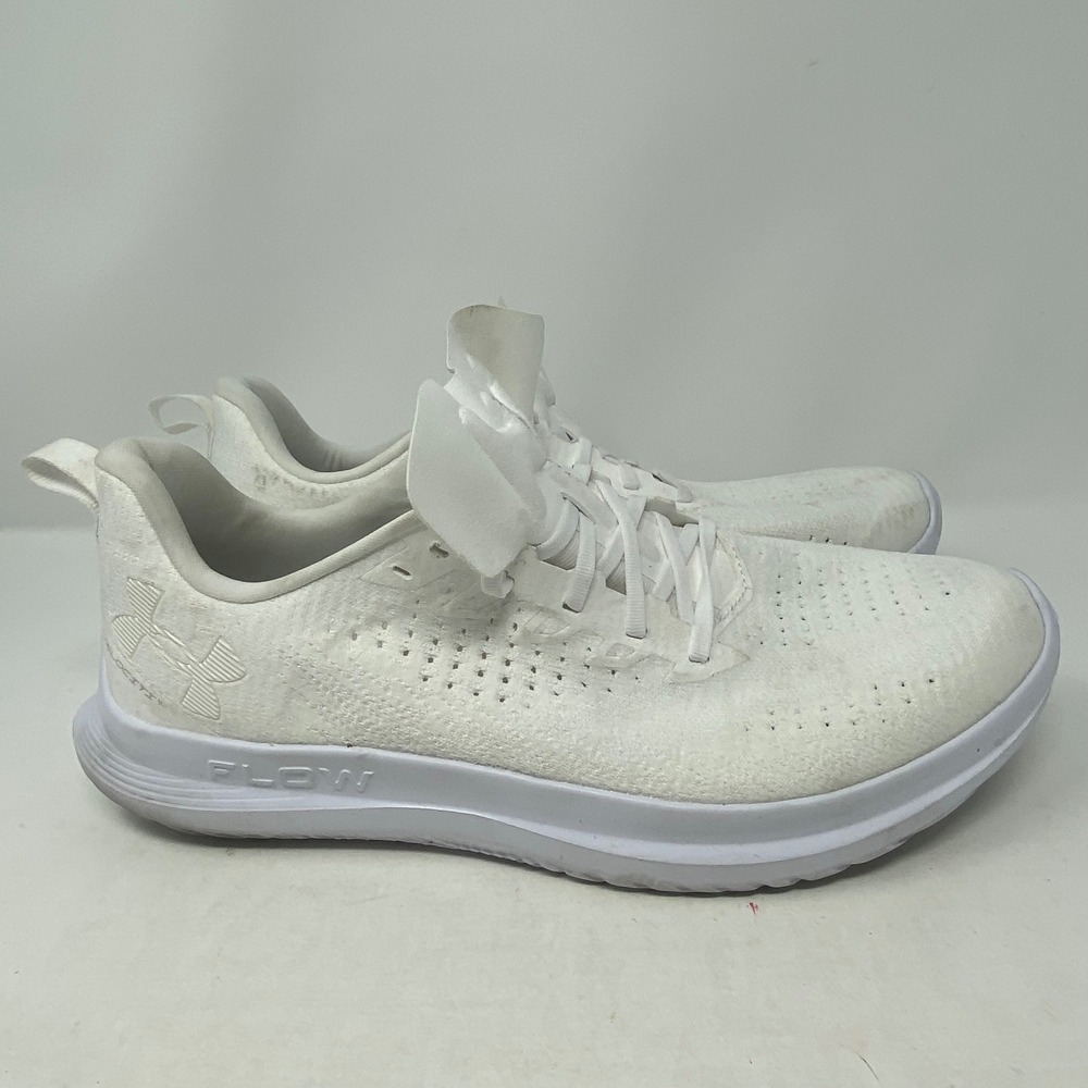 Under Armour Flow Velociti Wind 2 White Running Shoes 3027585-102 Mens 14